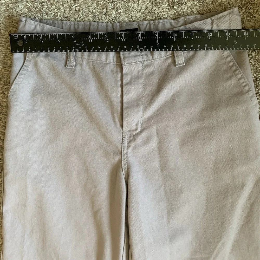 Dickies Pants Boys Size 14 28x29 Gray Adjustable Waist‎